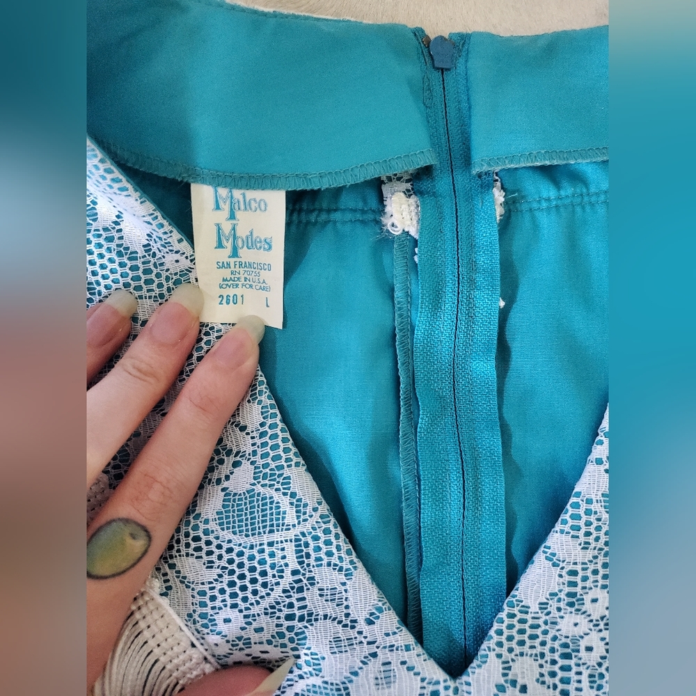 🤠 Vintage Malco Modes Western Wear square dancing skirt set size large - Picture 7 of 12